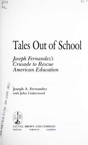 Book cover for Tales out of School