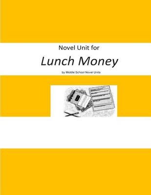 Book cover for Novel Unit for Lunch Money