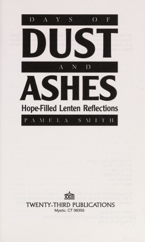 Book cover for Days of Dust and Ashes