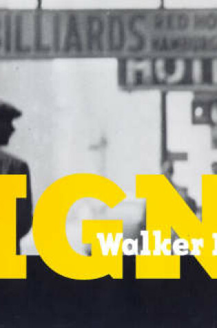 Cover of Evans, Walker: Signs