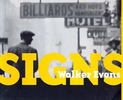 Book cover for Evans, Walker: Signs