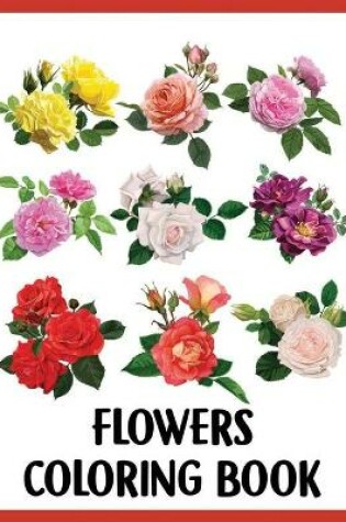 Cover of Flowers coloring book