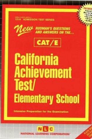 Cover of California Achievement Test - Elementary School (CAT/E)