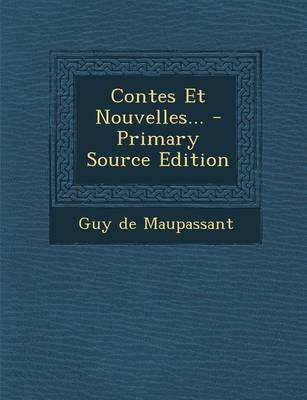 Book cover for Contes Et Nouvelles... - Primary Source Edition