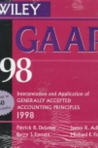 Cover of Wiley Gaap 98 for Windows: Interpretation & Application of Generally Accepted Accounting Principles 1998