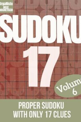 Cover of Sudoku 17 volume 6