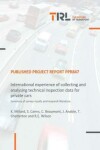 Book cover for International experience of collecting and analysing technical inspection data for private cars