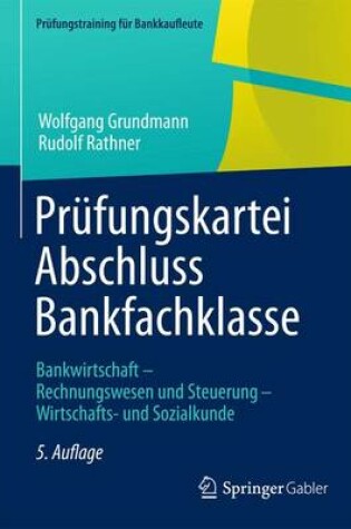 Cover of Prufungskartei Abschluss Bankfachklasse