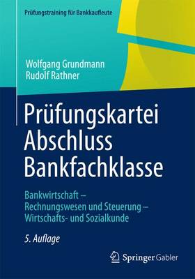 Book cover for Prufungskartei Abschluss Bankfachklasse