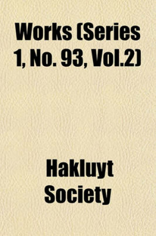 Cover of Works (Series 1, No. 93, Vol.2)