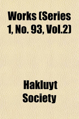 Book cover for Works (Series 1, No. 93, Vol.2)