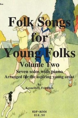 Cover of Folk Songs for Young Folks, Vol. 2 - oboe and piano