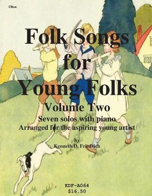 Book cover for Folk Songs for Young Folks, Vol. 2 - oboe and piano