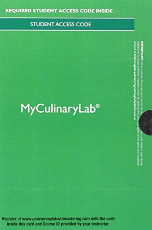 Cover of Myculinarylab Without Pearson Etext -- Access Card -- For on Baking