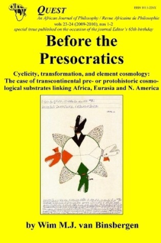 Cover of Before the Presocratics