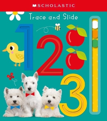 Book cover for Trace and Slide 123: Scholastic Early Learners (Trace and Slide)