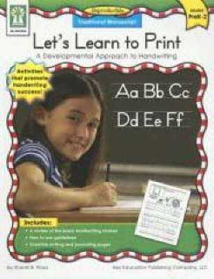 Book cover for Let's Learn to Print: Traditional Manuscript, Grades Pk - 2