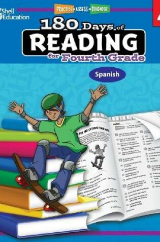 Cover of 180 Days of Reading for Fourth Grade (Spanish)