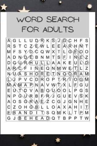 Cover of Word Search For Adults