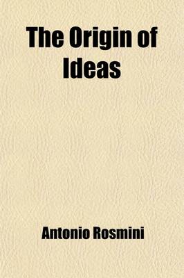 Book cover for The Origin of Ideas (Volume 2)