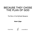 Cover of Because They Chose the Plan of God