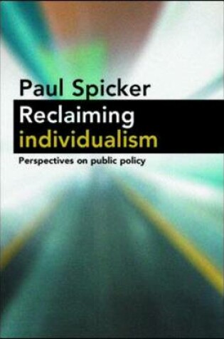 Cover of Reclaiming Individualism