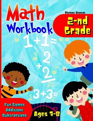 Book cover for Math Workbook 2-nd Grade Ages 7-8