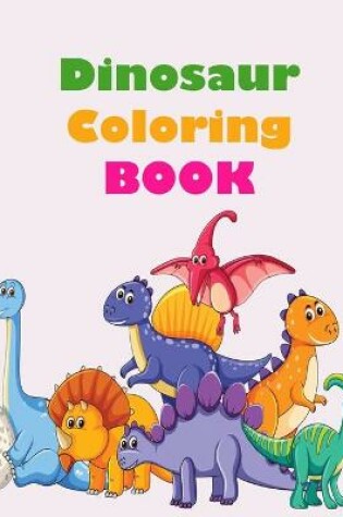 Cover of dinosaur coloring book