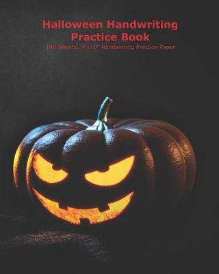 Book cover for Halloween Handwriting Practice Book