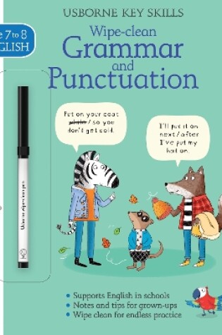 Cover of Wipe-clean Grammar & Punctuation 7-8