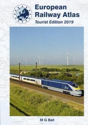 Book cover for European Railway Atlas: Tourist Edition 2019