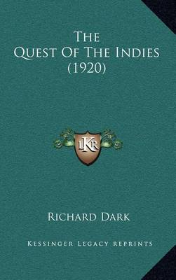 Book cover for The Quest of the Indies (1920)