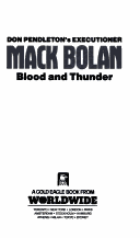 Book cover for Blood And Thunder