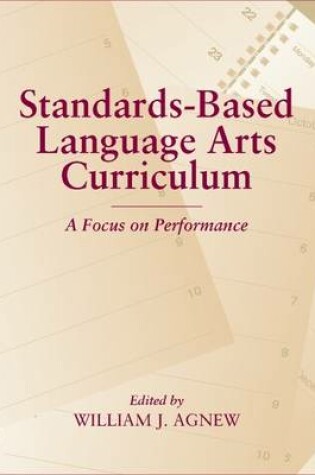 Cover of Standards-Based K-12 Language Arts Curriculum