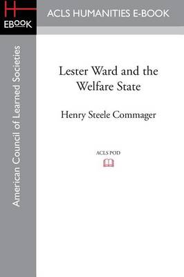 Book cover for Lester Ward and the Welfare State