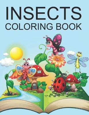 Book cover for Insects Coloring Book