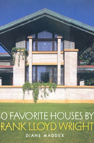 Cover of 50 Favorite Houses by Frank Lloyd Wright