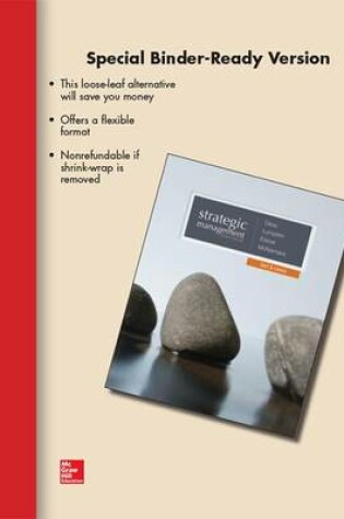 Cover of Loose-Leaf Strategic Management: Text and Cases