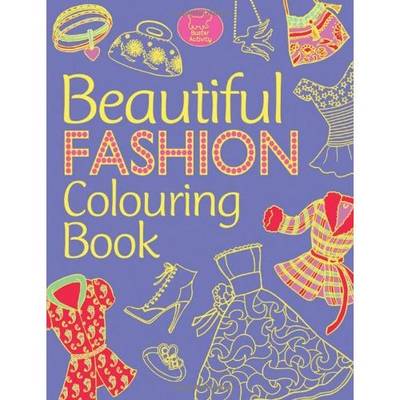 Book cover for Beautiful Fashion Colouring Book