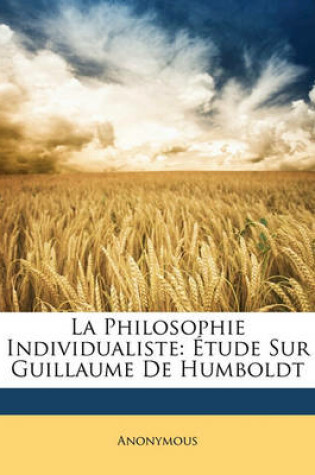 Cover of La Philosophie Individualiste