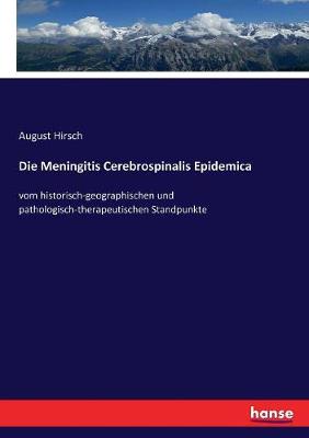 Book cover for Die Meningitis Cerebrospinalis Epidemica