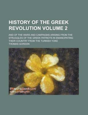 Book cover for History of the Greek Revolution (2)
