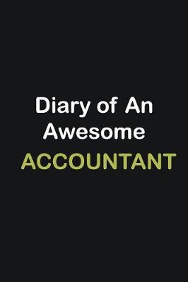 Book cover for Diary of an awesome Accountant