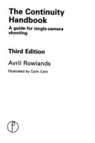 Cover of Continuity Handbook for Single Camera Shooting