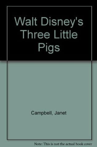 Cover of Walt Disney's Three Little Pigs