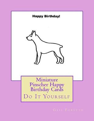 Book cover for Miniature Pinscher Happy Birthday Cards