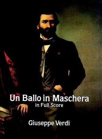 Book cover for UN Ballo in Maschera in Full Score