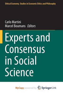 Cover of Experts and Consensus in Social Science