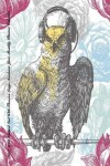 Book cover for 2017-2018 Musical Owl With Flowers Large Academic Year Monthly Planner Calendar