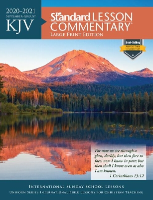 Book cover for KJV Standard Lesson Commentary(r) Large Print Edition 2020-2021